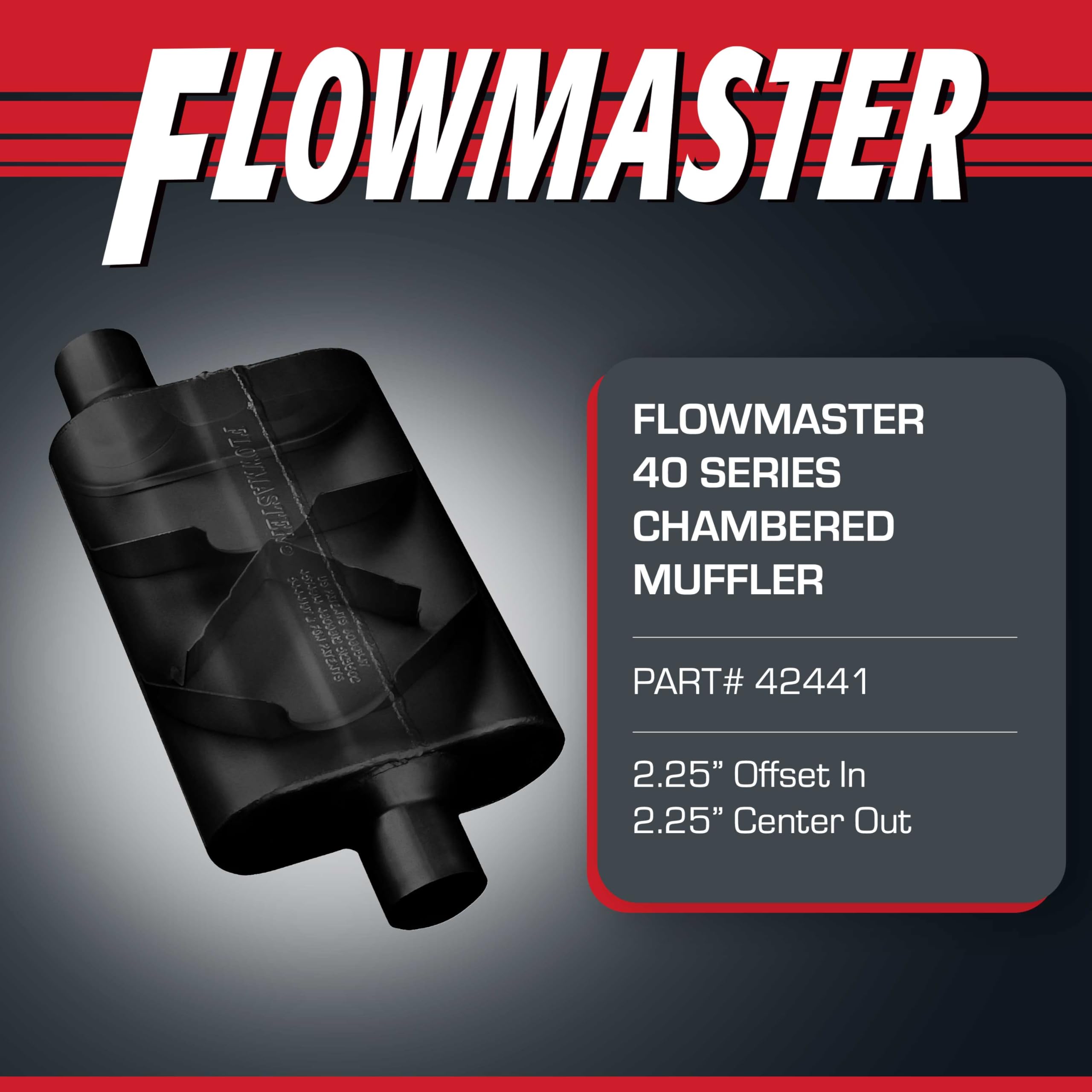 Amazon.com: Flowmaster 40 Series Original Chambered Muffler